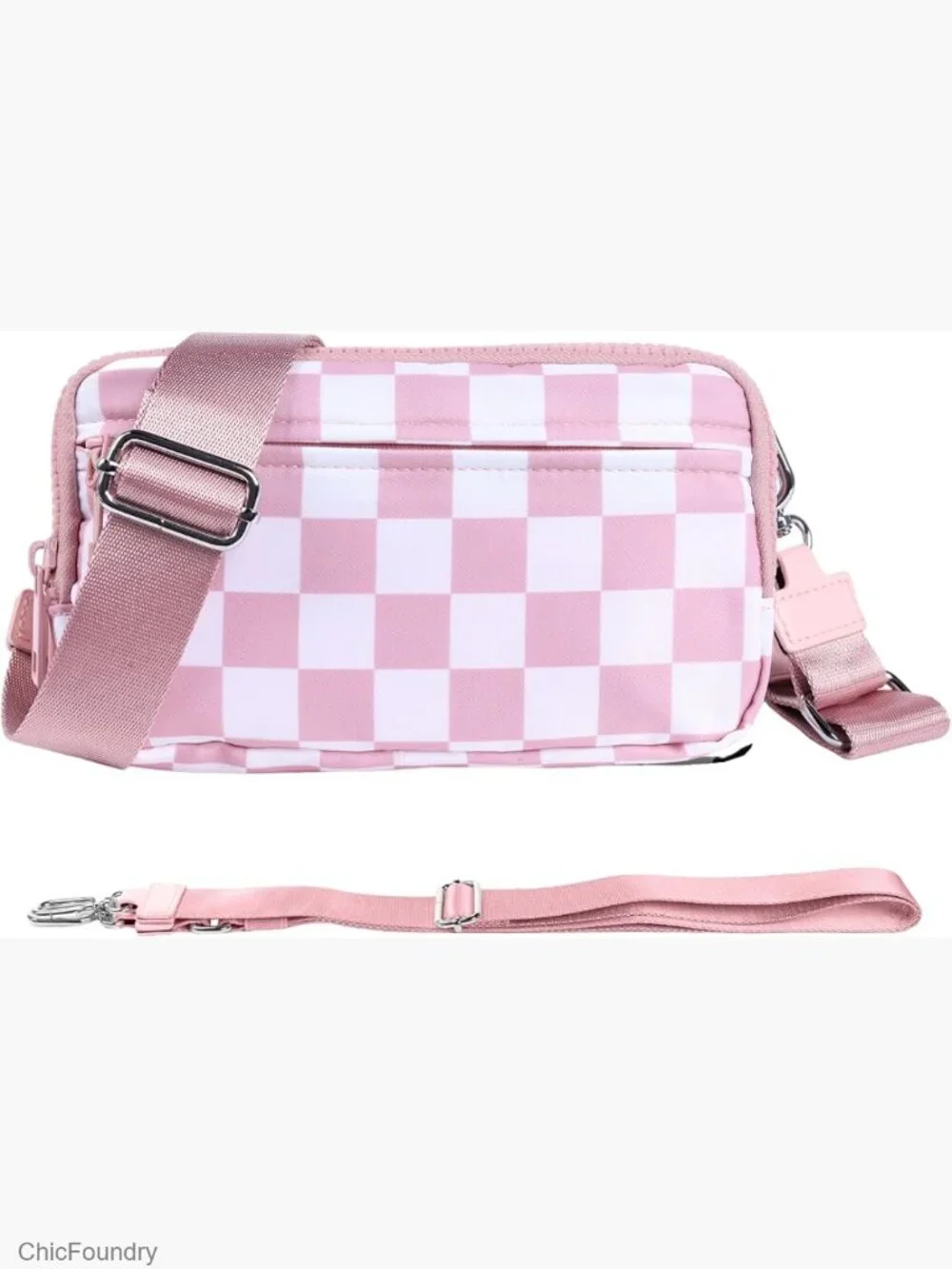 RFID Blocking Wristlet Wallet Crossbody Nylon